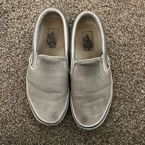 Gray (used to be sparkly) Vans!!